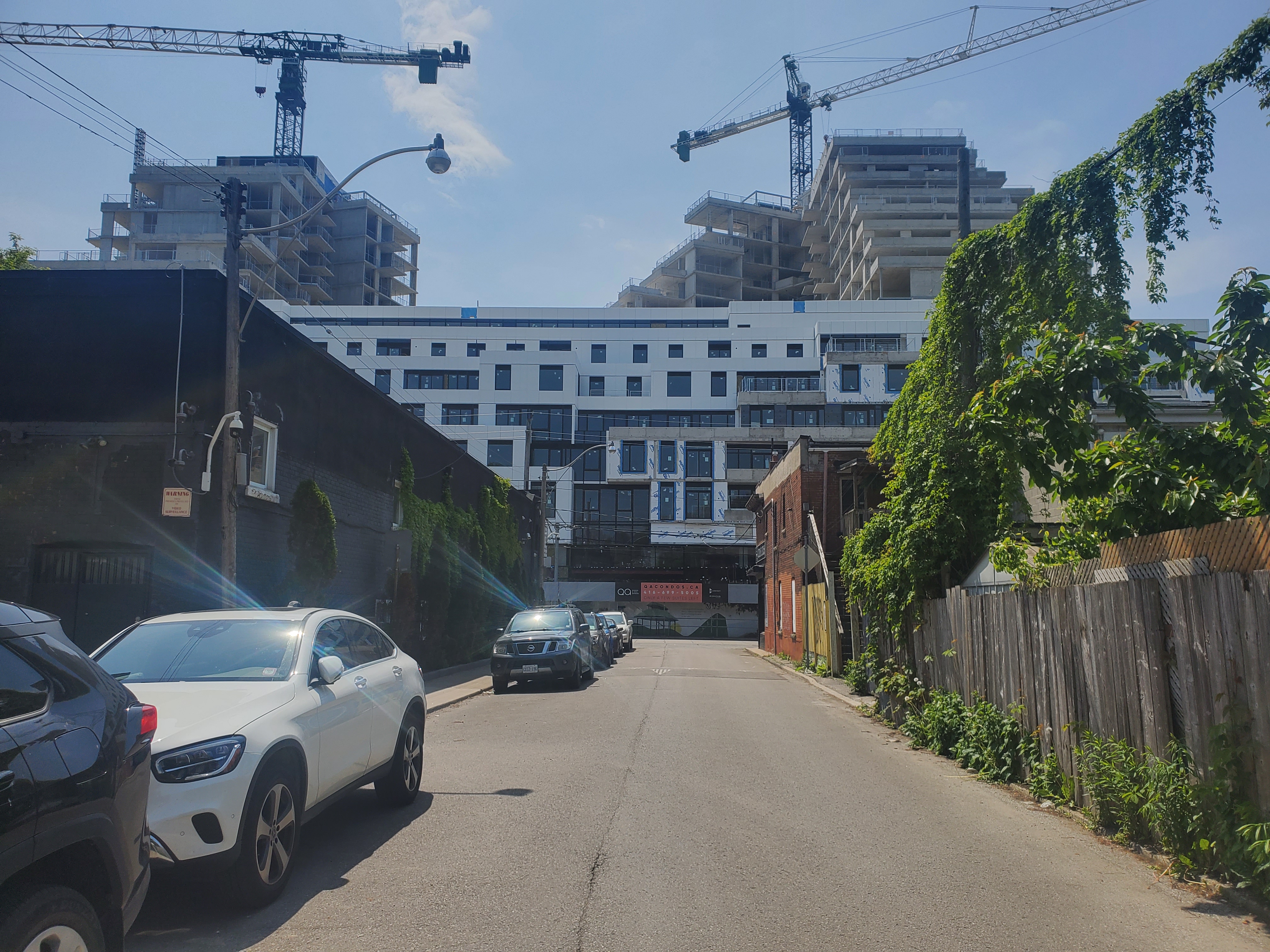 Craven Road towards Queen Street East