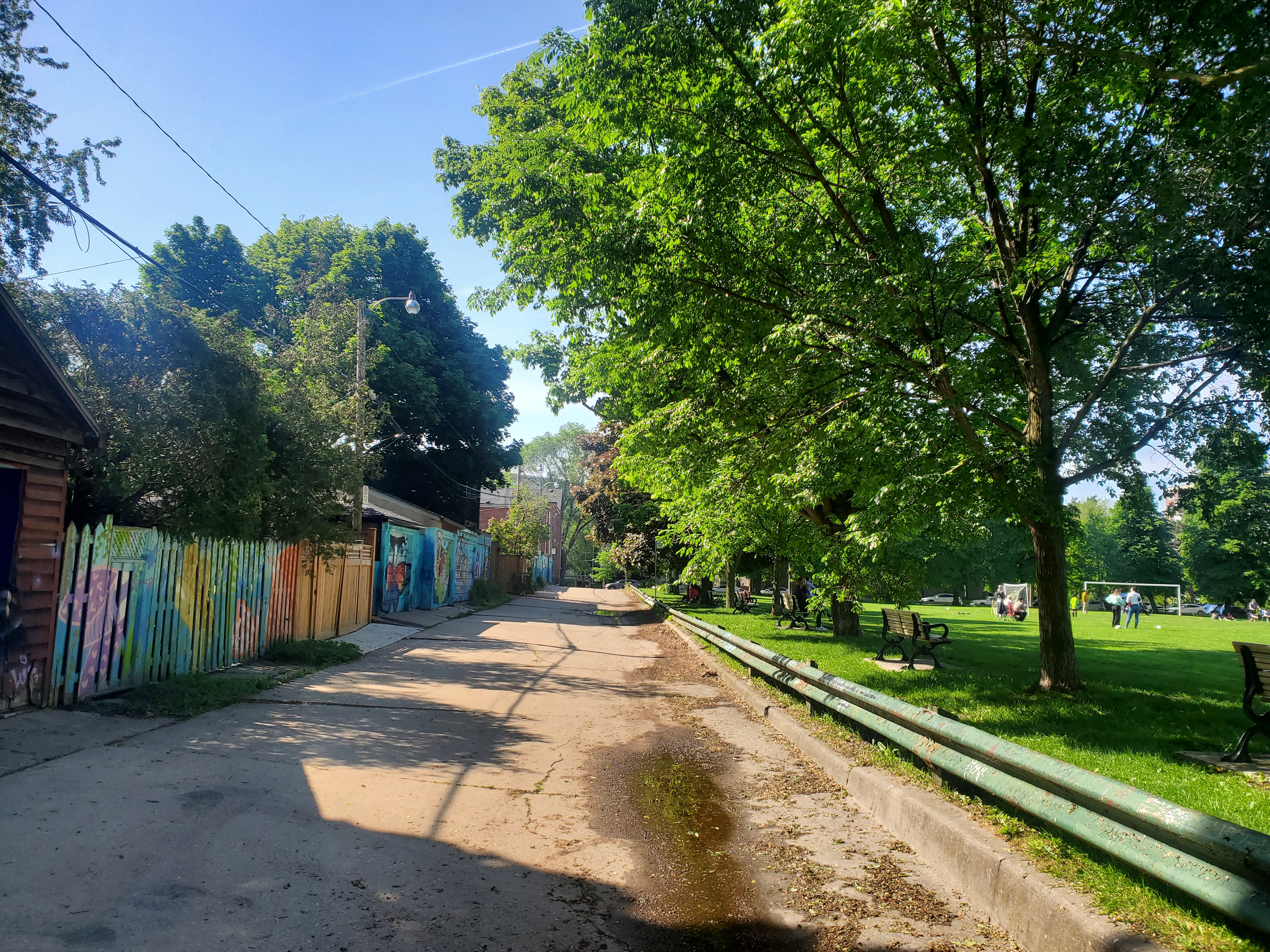 Laneway by Feldstead Park